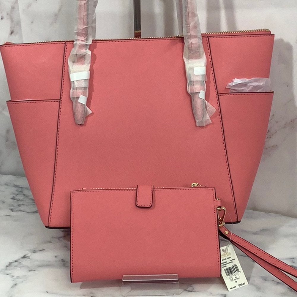 NWT- Michael Kors Tote & Wallet / Phone Case - Picture 3 of 6